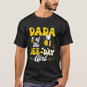 Camiseta Dada del tema de la fiesta de cumpleaños del Chica