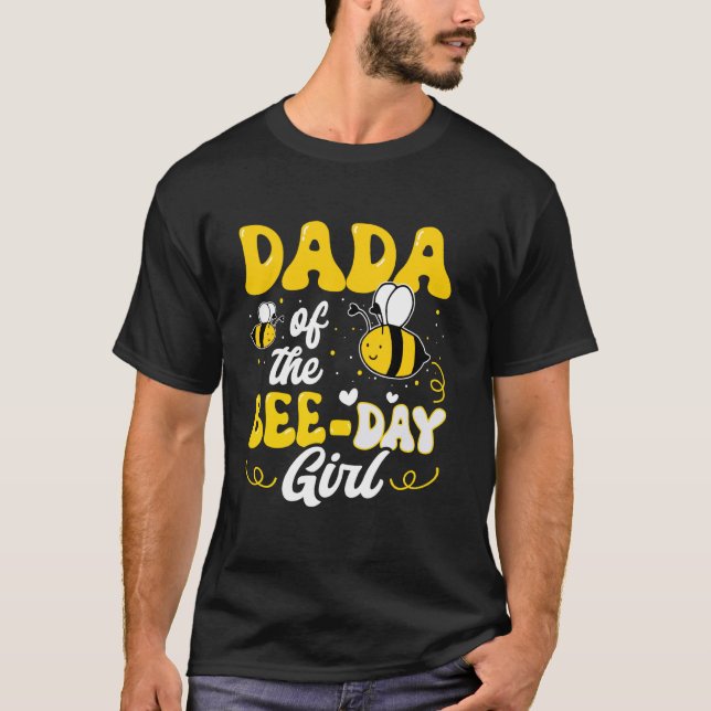 Camiseta Dada del tema de la fiesta de cumpleaños del Chica (Anverso)