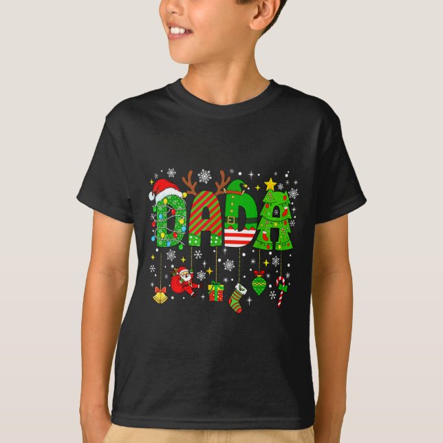 Camiseta Dada Matching Funny Christmas Family Couple Xmas S (Anverso)