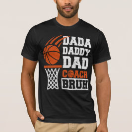 Camiseta dada papi papá entrenador hermano Día del Padre Ba