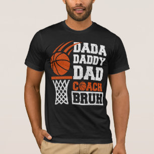 Camiseta dada papi papá entrenador hermano Día del Padre Ba