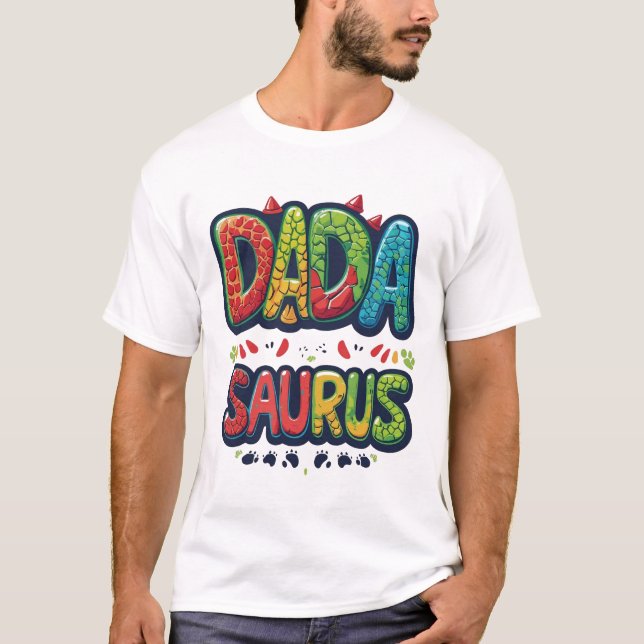 Camiseta DADA SAURUS – Camiseta divertida para pap (Anverso)