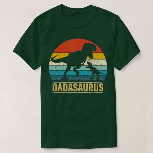 Camiseta Dadá Saurus T Rex Dinosaur DadaSaurus Padre gracio (Diseño del anverso)