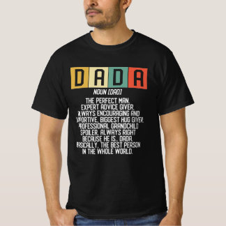 Camiseta Dadá significa papá definición de padre gracioso p