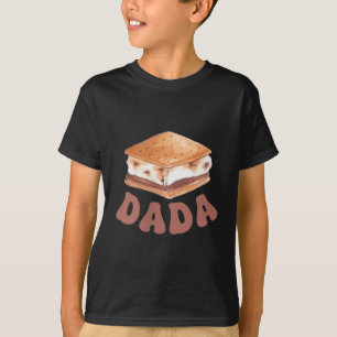 Camiseta Dada Smore Primer Cumpleaños Camping Cumplir Un Añ