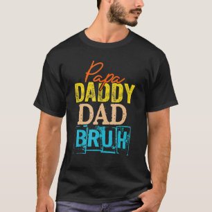 Camiseta Dada To Daddy Dad Bruh Feliz Día Del Padre 1
