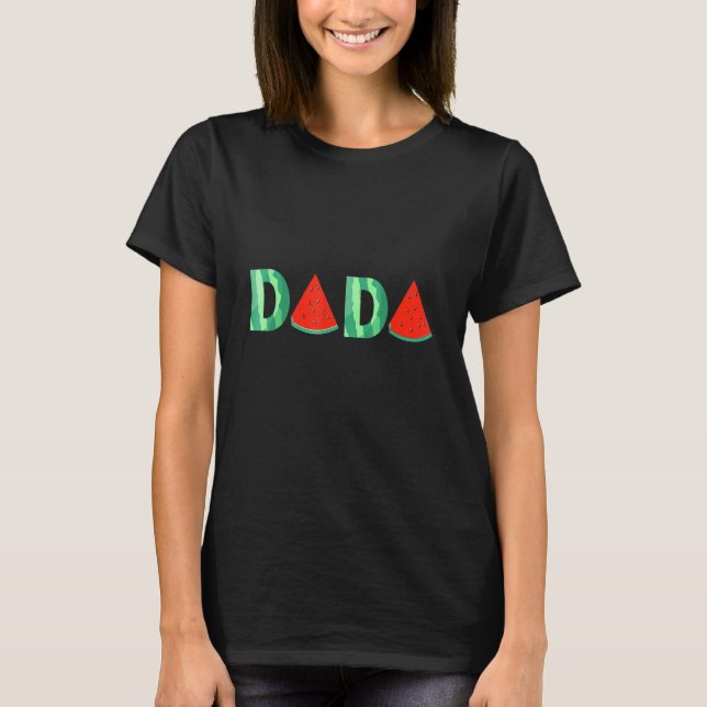 Camiseta Dada Watermelon Summer Fruit Great (Anverso)