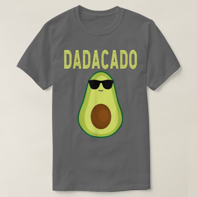 Camiseta Dadacado Funny Avocado Dad Father's Day Daddy Men  (Diseño del anverso)