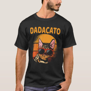Camiseta Dadacato El padre del gato viejo retro el día de l