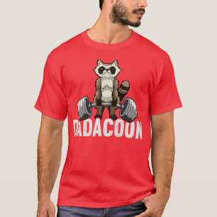 Camiseta Dadacoon Raccoon Dad Trash Panda Fathers Day