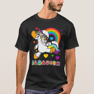 Camiseta Dadacorn: El día del padre, papá, papá, Rainbo