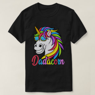 Camiseta Dadacorn Funny Unicorn Regalo del Día del Padre