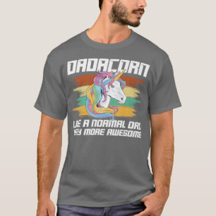 Camiseta Dadacorn Magico Rainbow Unicorn & Horse Family