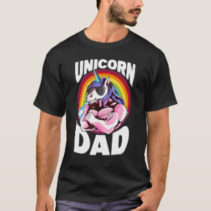 Camiseta Dadacorn Músculo Unicornio Papá Hijos Padres