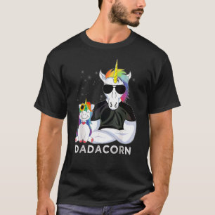 Camiseta Dadacorn Músculo Unicornio Papá Hijos Padres