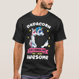 Camiseta Dadacorn Padre Unicorn Daughter Daddy Muscles Sun