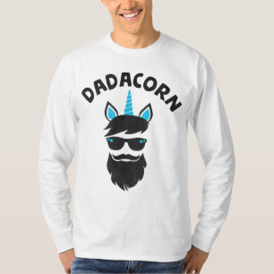 Camiseta Dadacorn - Regalo De Barba De Papá Unicornio Para 