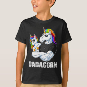 Camiseta Dadacorn - Unicorn Dad y Ba