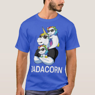 Camiseta Dadacorn Unicornio Padre de 2 niños Día del Padre