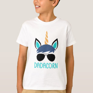 Camiseta Dadacorn Unicornio Regalo del Día del Padre