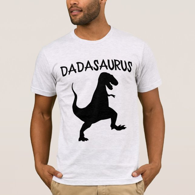 CAMISETA DADASAURUS DAD DINO FUNNY T-SHIRT (Anverso)