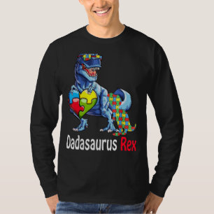 Camiseta Dadasaurus Daddy Rex Autism Awareness Proud Dad Fa