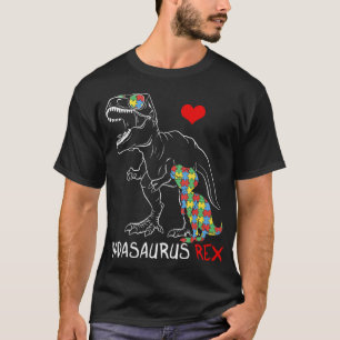 Camiseta Dadasaurus Daddy Rex Autism Awareness Proud Dad Fa