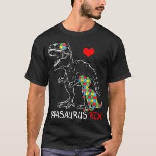 Camiseta Dadasaurus Rex Autism Awareness Orgulloso padre de