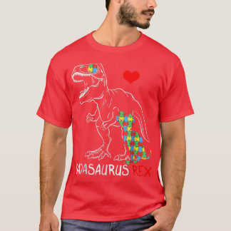 Camiseta Dadasaurus Rex Autism Awareness Orgulloso padre de