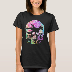 Camiseta Dadasaurus Rex - Dinosaurio Padre Vintage Tie Dye