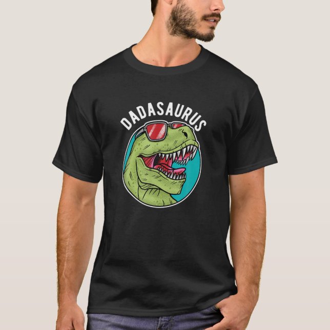 Camiseta Dadasaurus, T Rex Dinosaur, Dada Saurus Gift (Anverso)