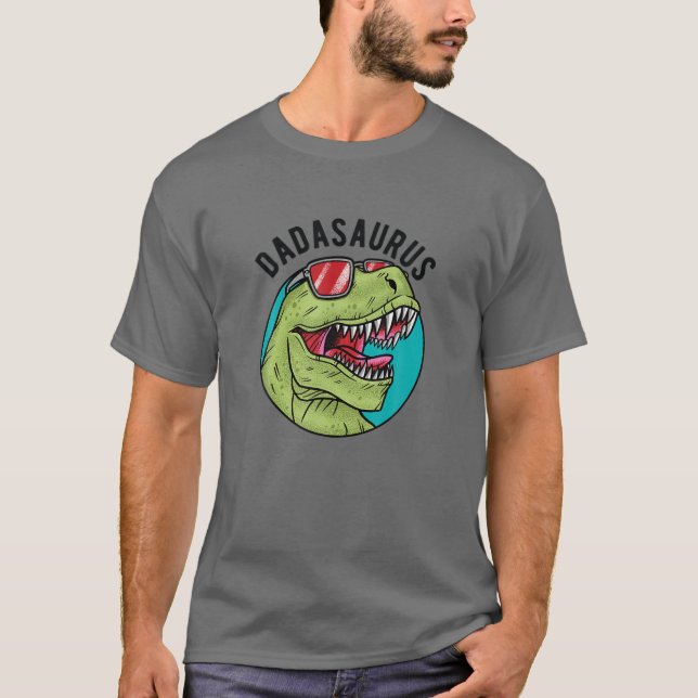 Camiseta Dadasaurus, T Rex Dinosaur, Dada Saurus Gift (Anverso)