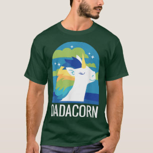 Camiseta Dadcorn por un padre que ama a Unicorn