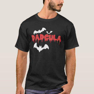 Camiseta Dadcula Dracula Gracioso disfraz de Halloween T Sh
