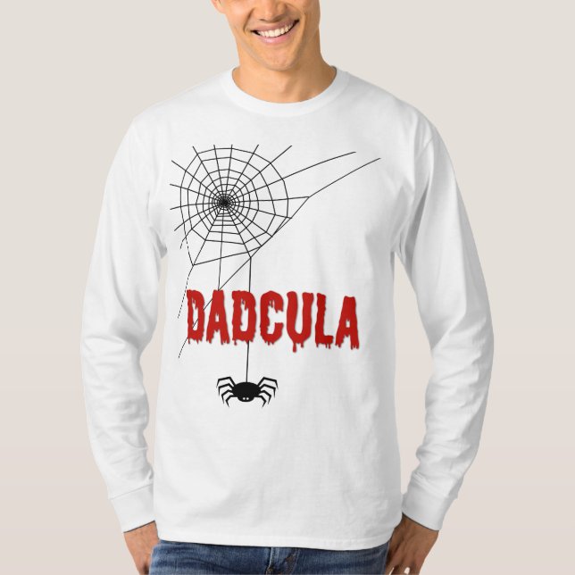 Camiseta Dadcula Dripping Blood Font and Spider (Anverso)