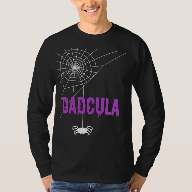 Camiseta Dadcula Dripping Blood Font and Spider (Anverso)