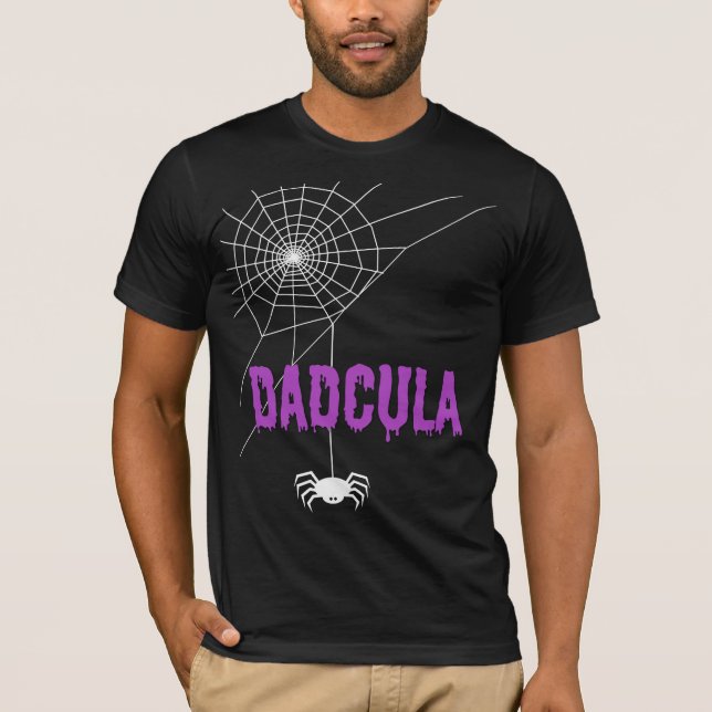Camiseta Dadcula Dripping Blood Font and Spider (Anverso)