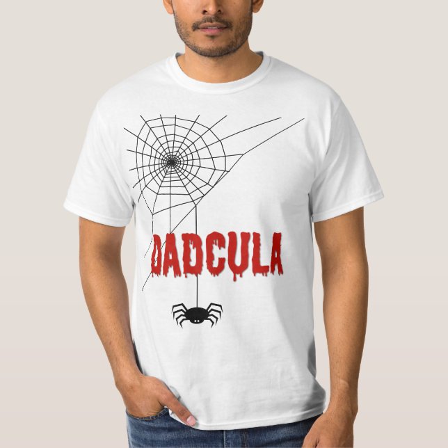 Camiseta Dadcula Dripping Blood Font and Spider (Anverso)