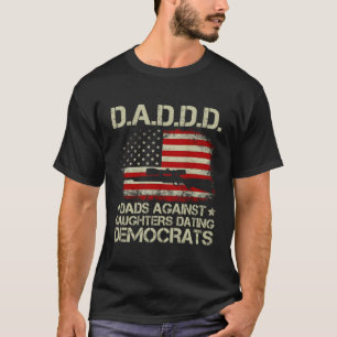 Camiseta Daddd Gun Dads contra hijas que bailan en los demó