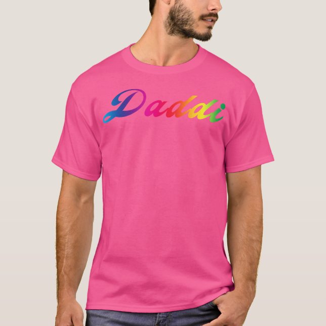 Camiseta Daddi Rainbow Daddy Dom Dominant Sub Sumisor Ow (Anverso)