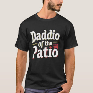 Camiseta Daddio del Patio Funny Día del Padre BBQ Grill B