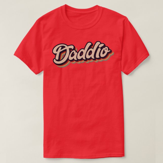 Camiseta Daddio retro vintage (Diseño del anverso)