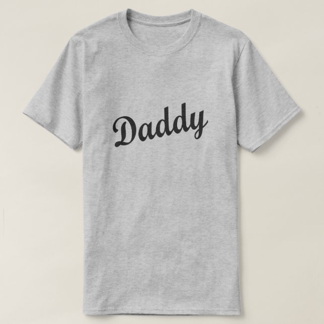 CAMISETA DADDY (Diseño del anverso)