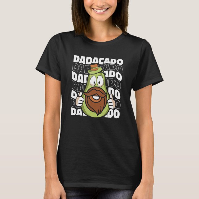 Camiseta Daddy Avocado Father - Papa Dad (Anverso)