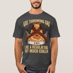 Camiseta Daddy Ax Throwing Dad Papa Lumberjack