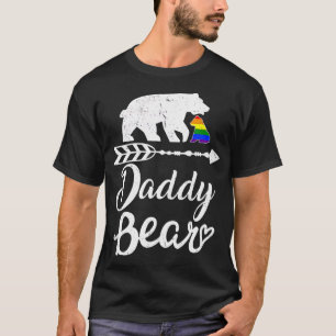 Camiseta Daddy Bear LGB Orgullo arcoiris Lesbiana