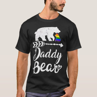 Camiseta Daddy Bear LGB Orgullo arcoiris Lesbiana