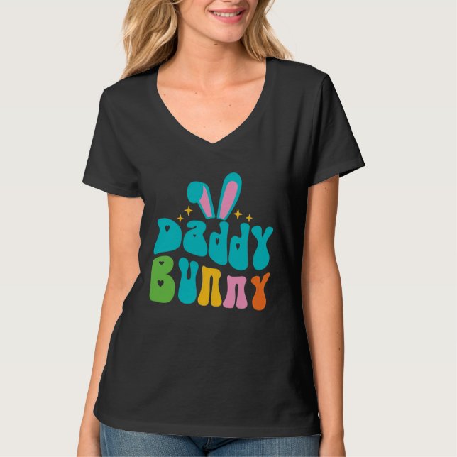 Camiseta Daddy Bunny Cute Bunny Rabbit Family Easter Day Da (Anverso)