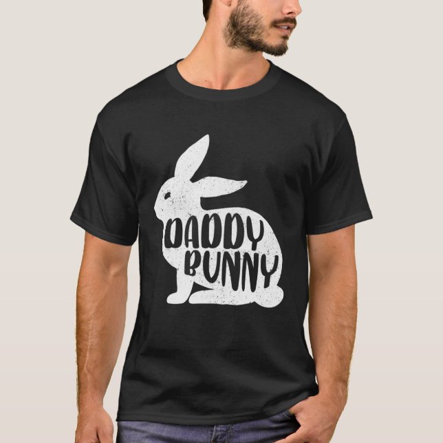 Camiseta Daddy Bunny Cute Matching Family Easter (Anverso)