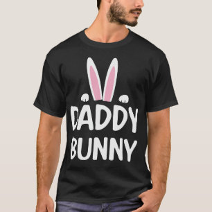 Camiseta Daddy Bunny Ears Easter Day